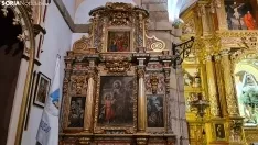 Restauración de dos retablos laterales en Inodejo. /SN