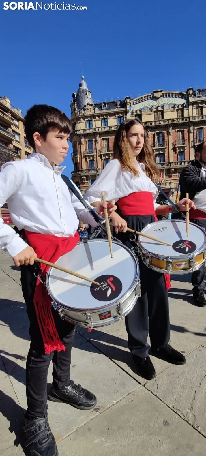 Una imagen de la presencia soriana en Pamplona. /SN