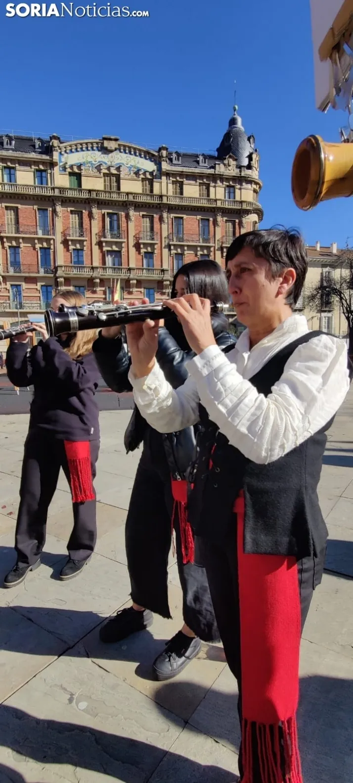 Una imagen de la presencia soriana en Pamplona. /SN