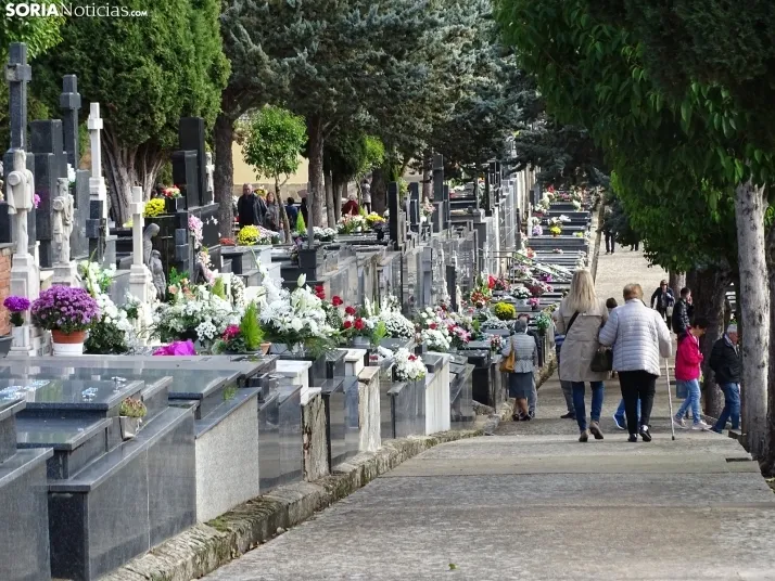 Una imagen del cementerio de Soria hoy. /SN