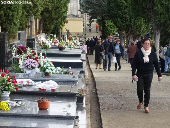 Una imagen del cementerio de Soria hoy. /SN