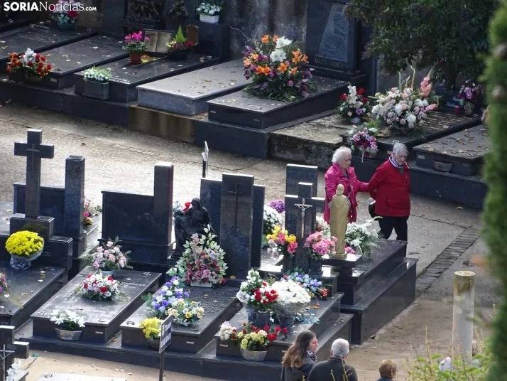 Una imagen del cementerio de Soria hoy. /SN