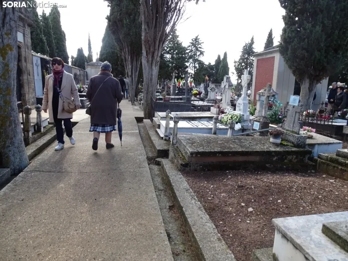 Una imagen del cementerio de Soria hoy. /SN