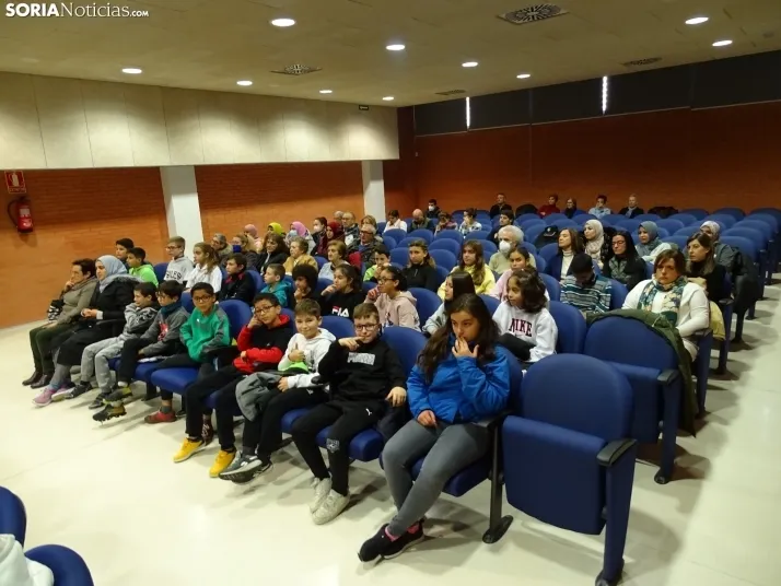 Una imagen de la jornada hoy en San Esteban de Gormaz. /SN