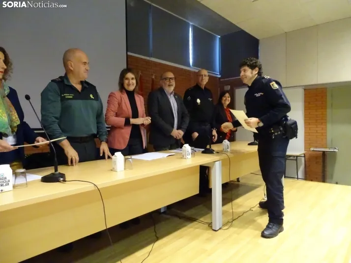 Una imagen de la jornada hoy en San Esteban de Gormaz. /SN