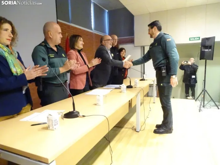 Una imagen de la jornada hoy en San Esteban de Gormaz. /SN
