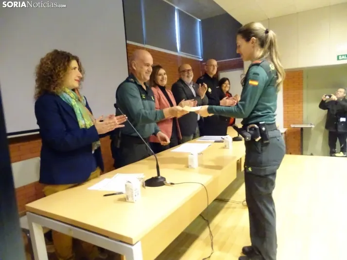 Una imagen de la jornada hoy en San Esteban de Gormaz. /SN