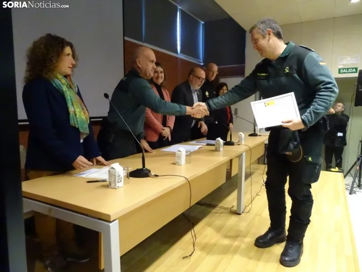 Una imagen de la jornada hoy en San Esteban de Gormaz. /SN