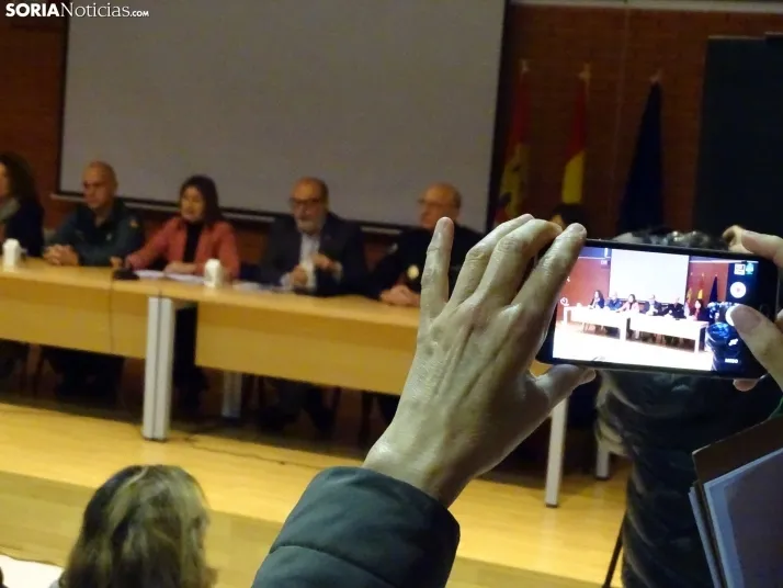 Una imagen de la jornada hoy en San Esteban de Gormaz. /SN