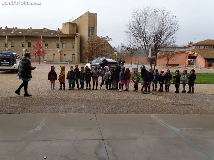 Una imagen de la jornada hoy en San Esteban de Gormaz. /SN