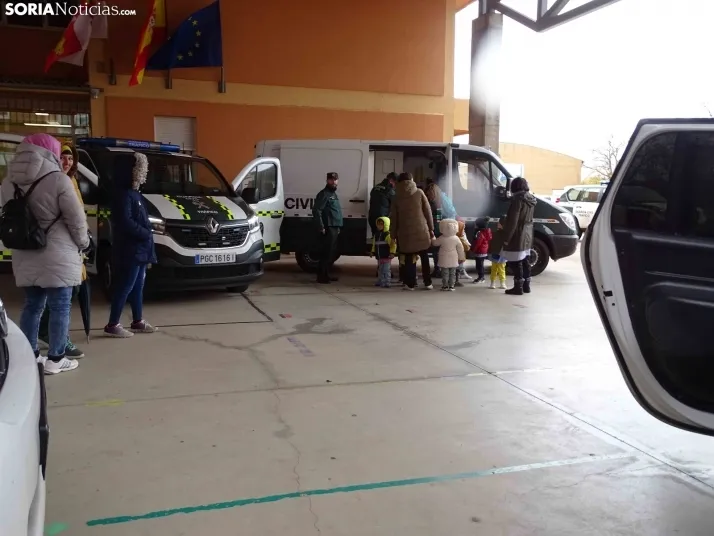 Una imagen de la jornada hoy en San Esteban de Gormaz. /SN