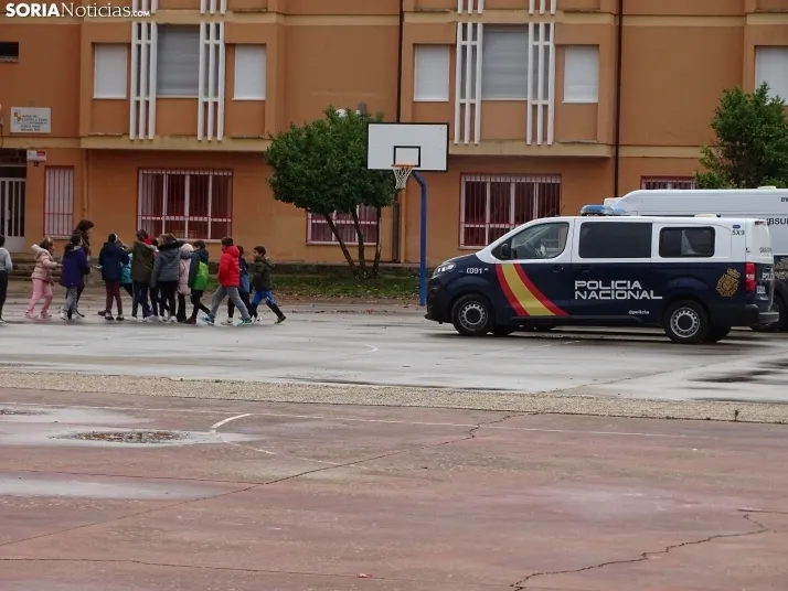 Una imagen de la jornada hoy en San Esteban de Gormaz. /SN
