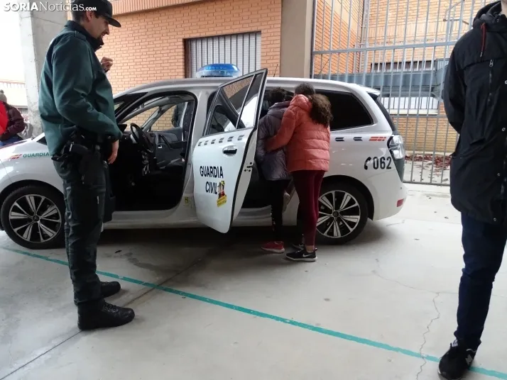 Una imagen de la jornada hoy en San Esteban de Gormaz. /SN