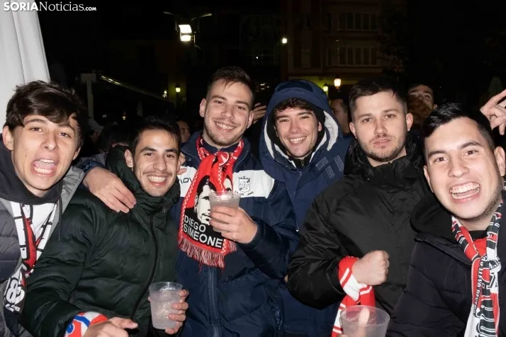 Gradas del Atlético de Madrid vs. Almazán