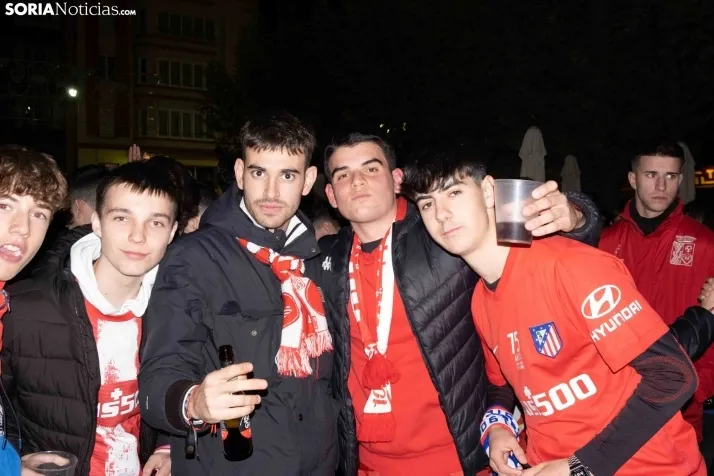 Gradas del Atlético de Madrid vs. Almazán
