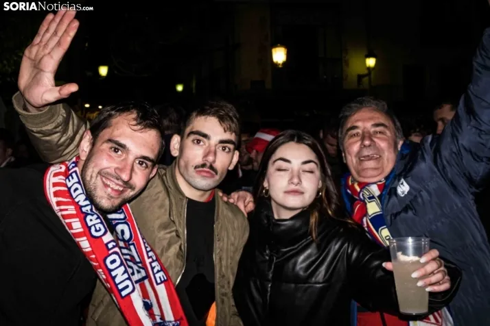Gradas del Atlético de Madrid vs. Almazán