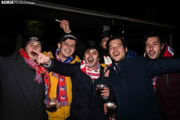 Gradas del Atlético de Madrid vs. Almazán