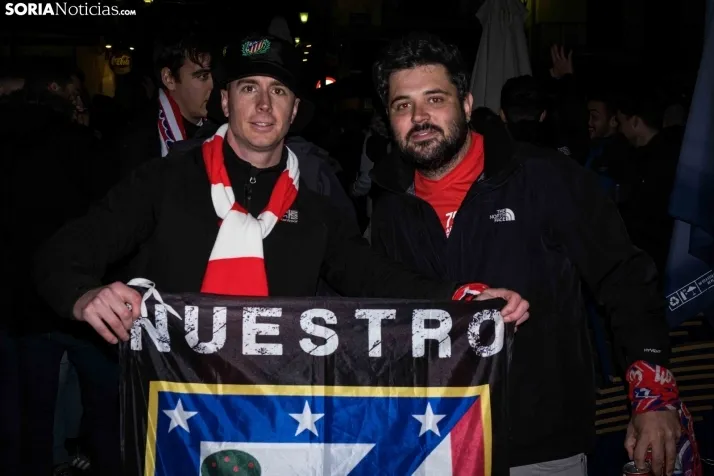 Gradas del Atlético de Madrid vs. Almazán