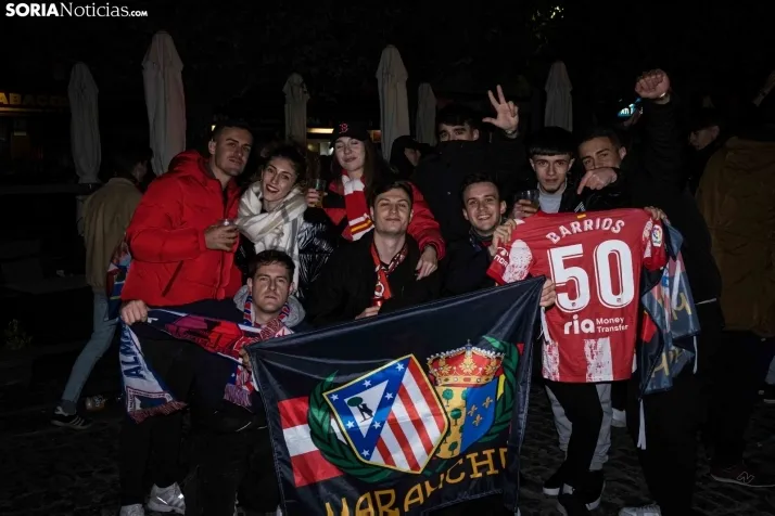 Gradas del Atlético de Madrid vs. Almazán