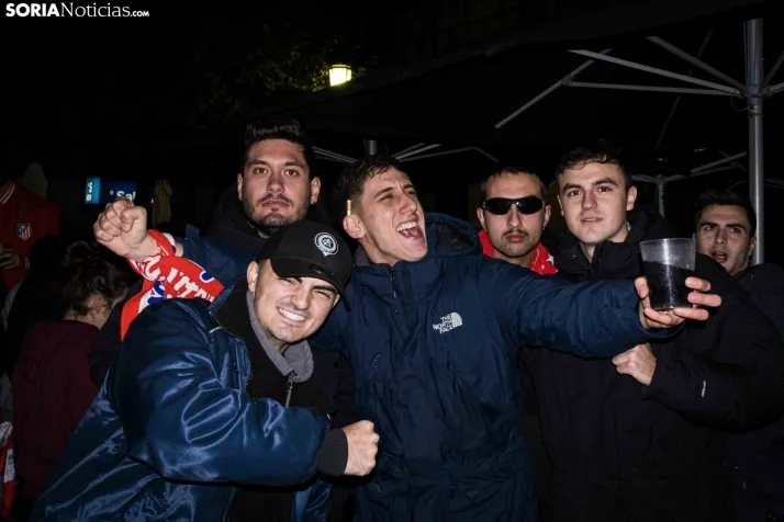 Gradas del Atlético de Madrid vs. Almazán