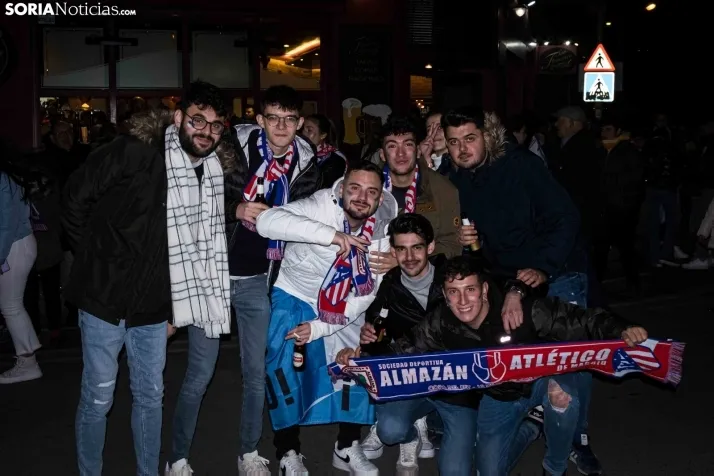 Gradas del Atlético de Madrid vs. Almazán