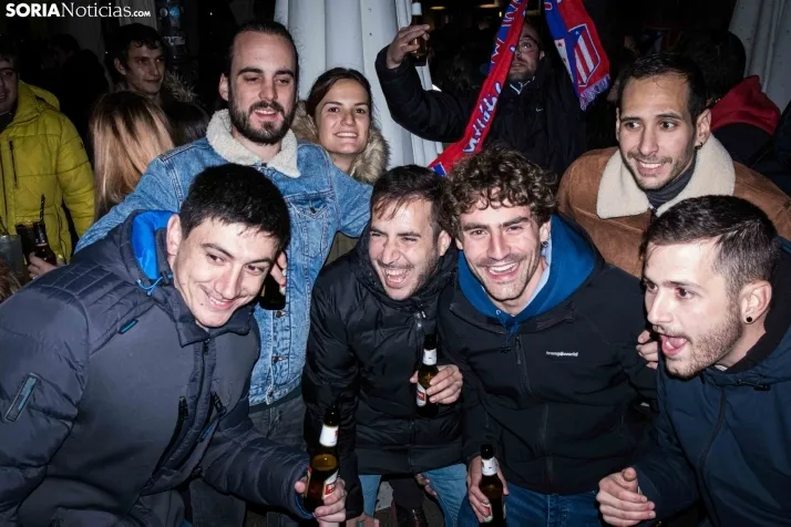 Gradas del Atlético de Madrid vs. Almazán