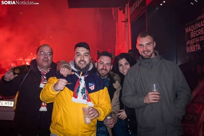 Gradas del Atlético de Madrid vs. Almazán