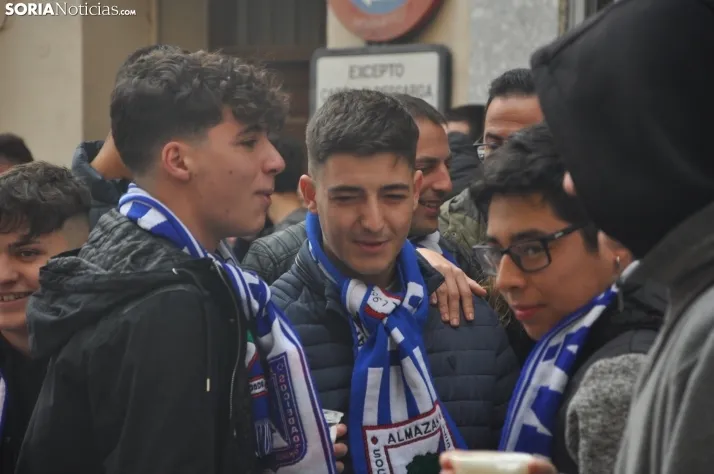 Almazán previo al partido contra el Atlético de Madrid. /SN