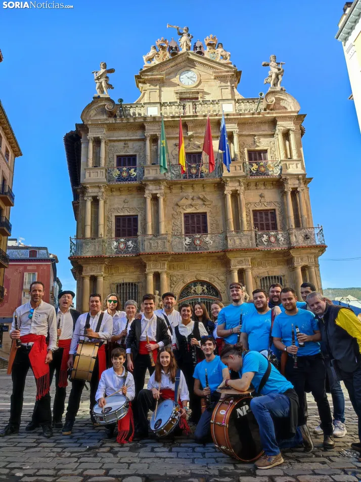 Una imagen de la presencia soriana en Pamplona. /SN