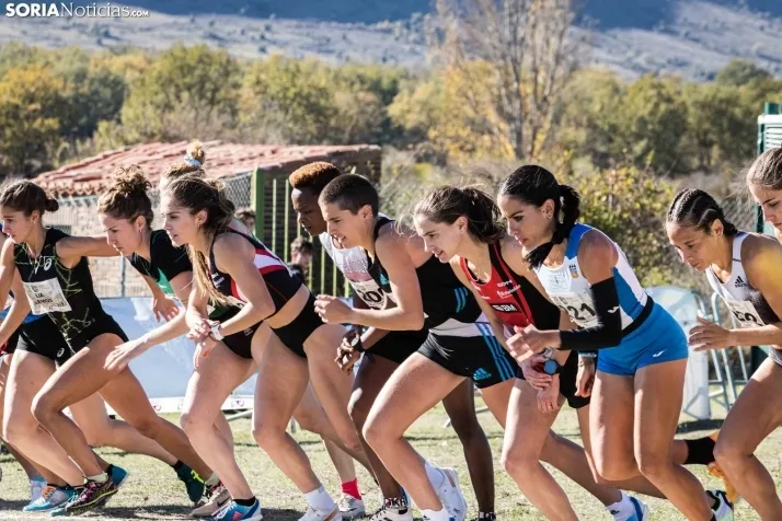 Fotos: Thierry Ndikumwenayo y Lucy Maiwa triunfan en el Cross de Soria
