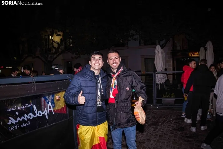 Gradas del Atlético de Madrid vs. Almazán