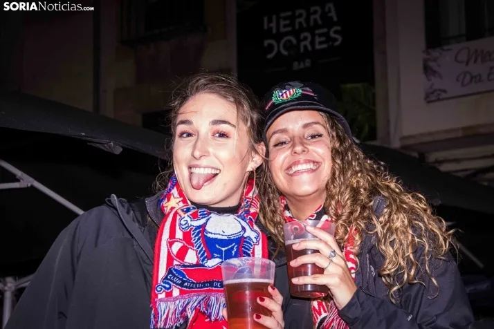 Gradas del Atlético de Madrid vs. Almazán