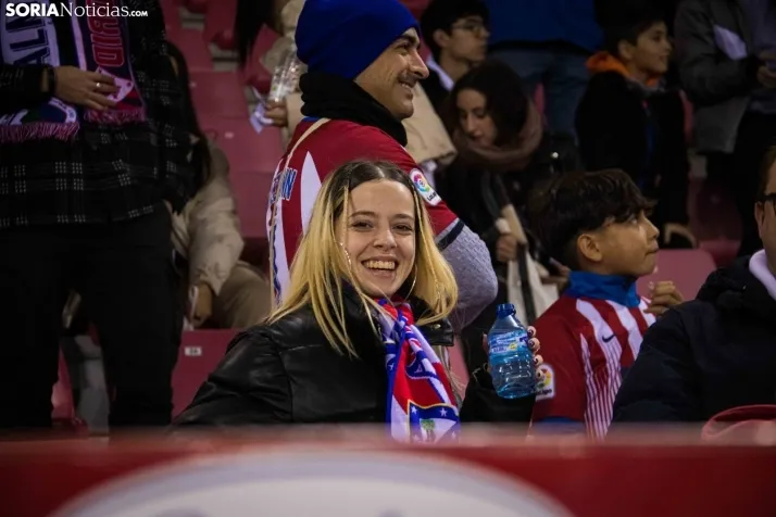 Gradas del Atlético de Madrid vs. Almazán