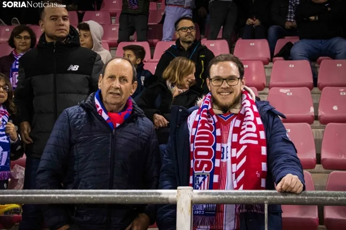 Gradas del Atlético de Madrid vs. Almazán