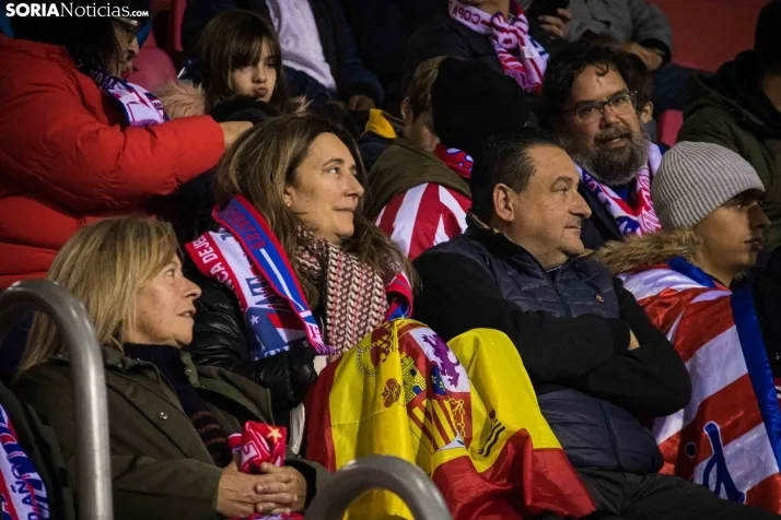 Gradas del Atlético de Madrid vs. Almazán