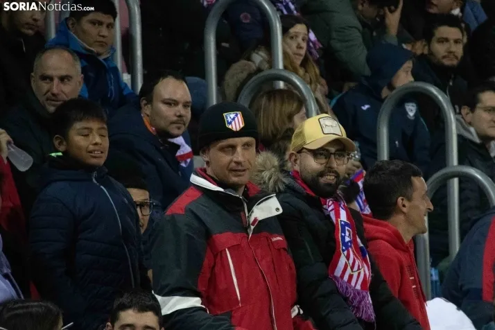 Gradas del Atlético de Madrid vs. Almazán