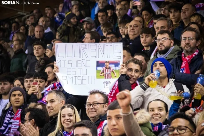 Gradas del Atlético de Madrid vs. Almazán