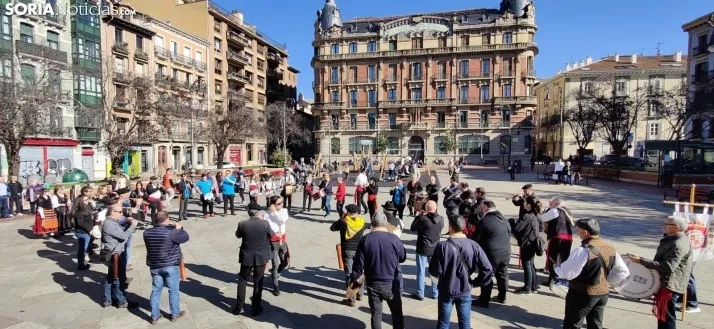 Una imagen de la presencia soriana en Pamplona. /SN
