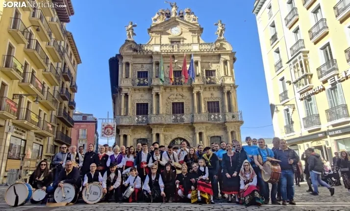 Una imagen de la presencia soriana en Pamplona. /SN