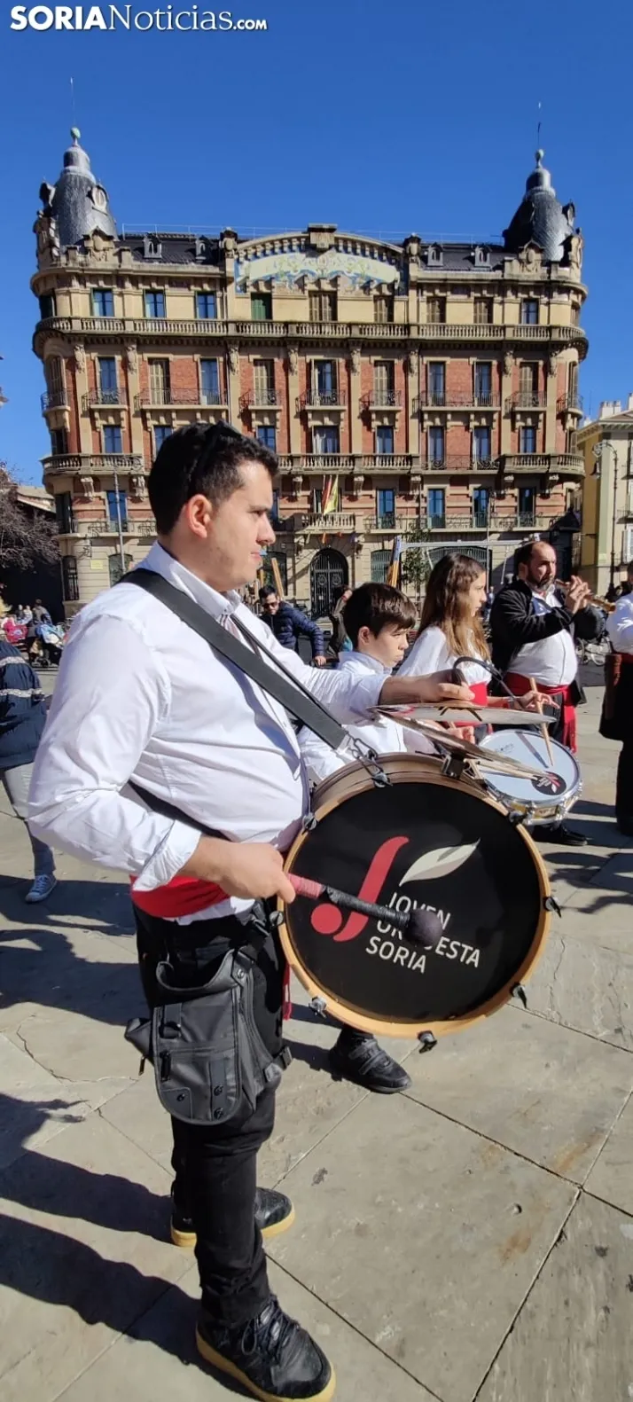 Una imagen de la presencia soriana en Pamplona. /SN