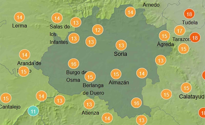 El tiempo en Soria: Más otoño para empezar noviembre