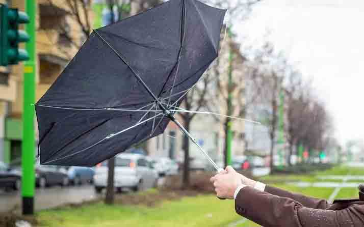 Nivel amarillo por fuertes vientos 