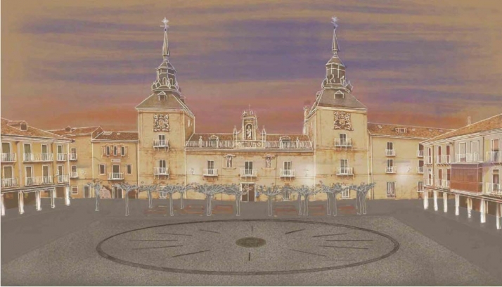 Adelante el control arqueológico de las obras en la plaza Mayor burgense