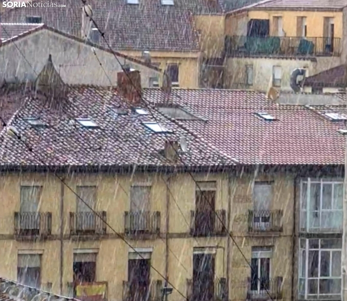 Que llueva a cántaros: la mayor precipitación acumulada de las últimas horas la aporta Ólvega con 9,6 litros