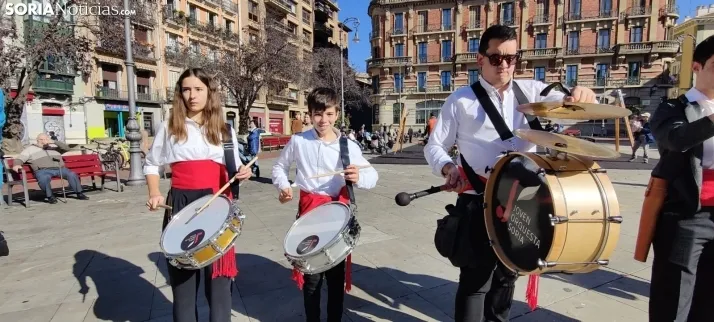 Una imagen de la presencia soriana en Pamplona. /SN