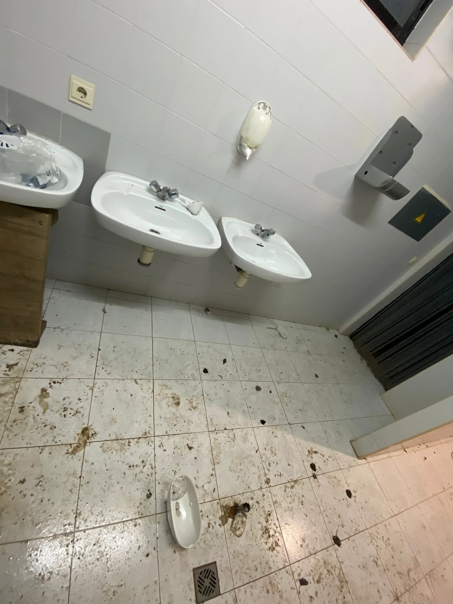 Foto 8 - Fotos: &Aacute;greda clama contra el vandalismo: lavabos reventados, cristales rotos o grafitis