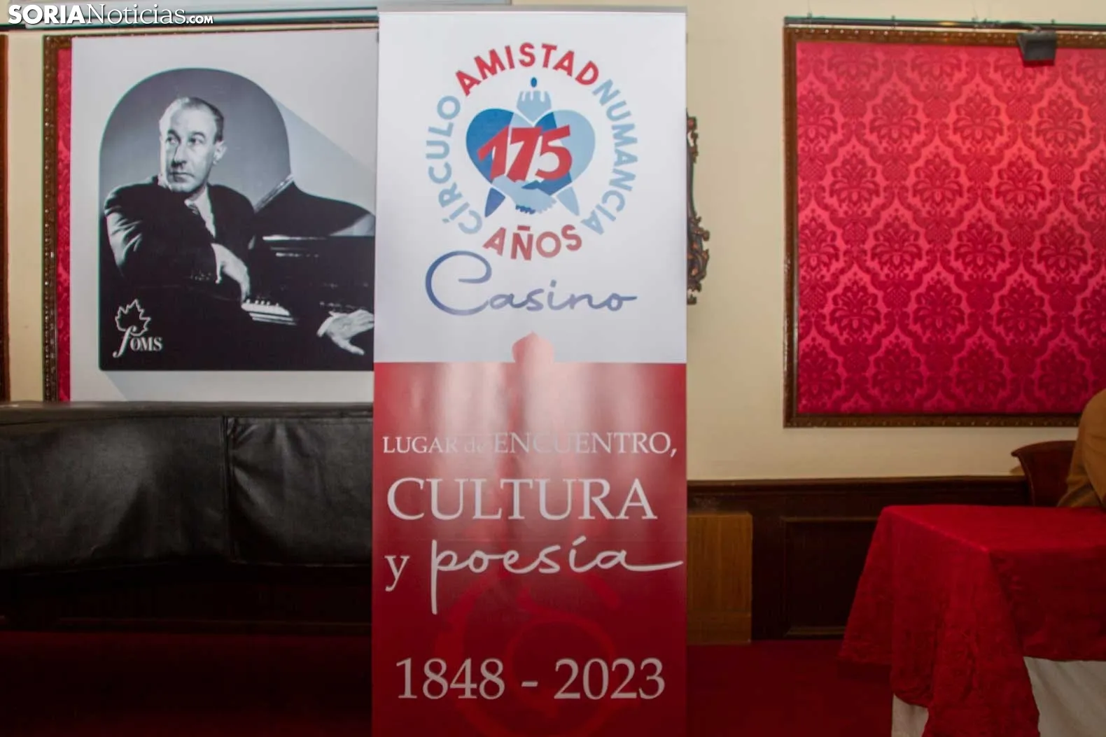 Anuncian logotipo del Casino. Evelyn Amaguaya.