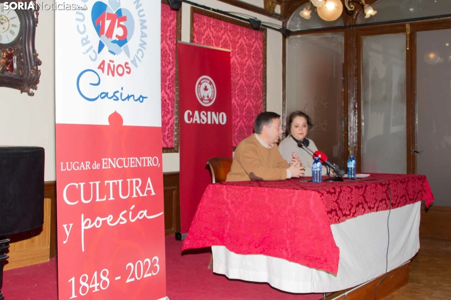 Anuncian logotipo del Casino. Evelyn Amaguaya.