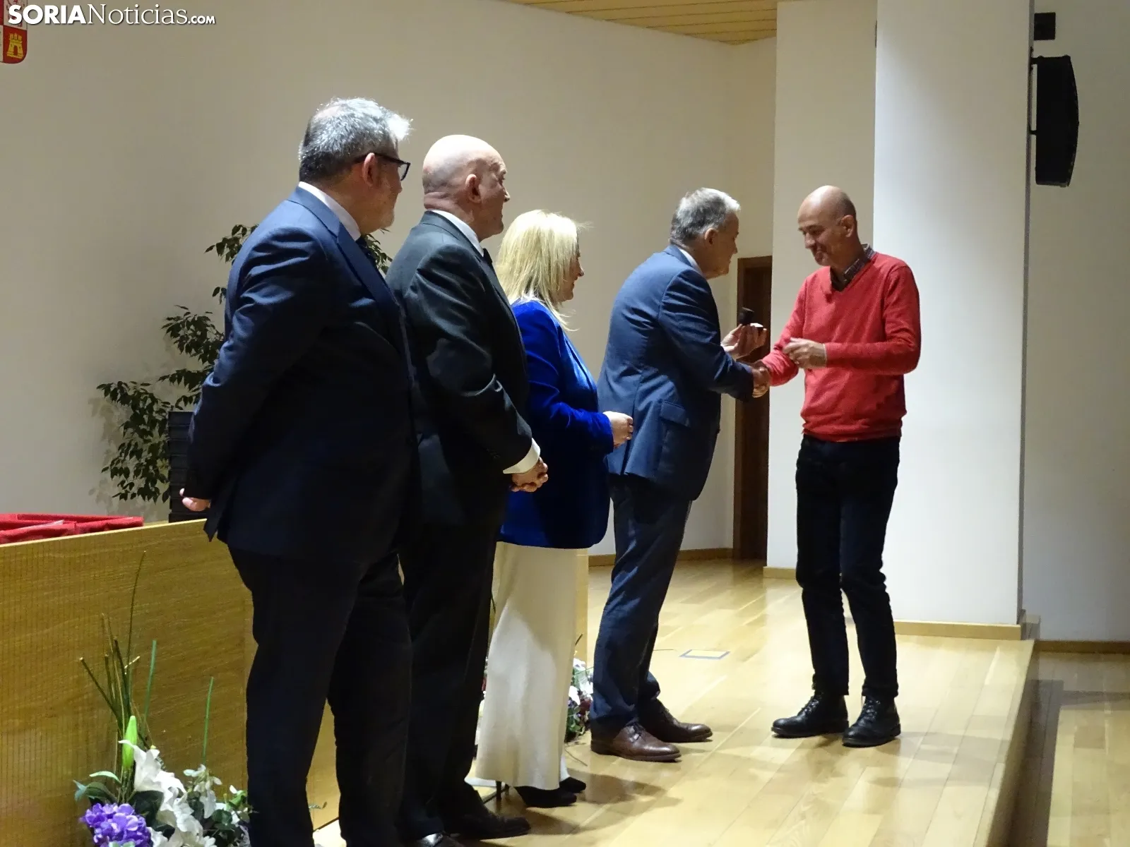 Una imagen del acto de reconocimiento celebrado hoy en la sede de la Delegación Territorial de la Junta. /SN