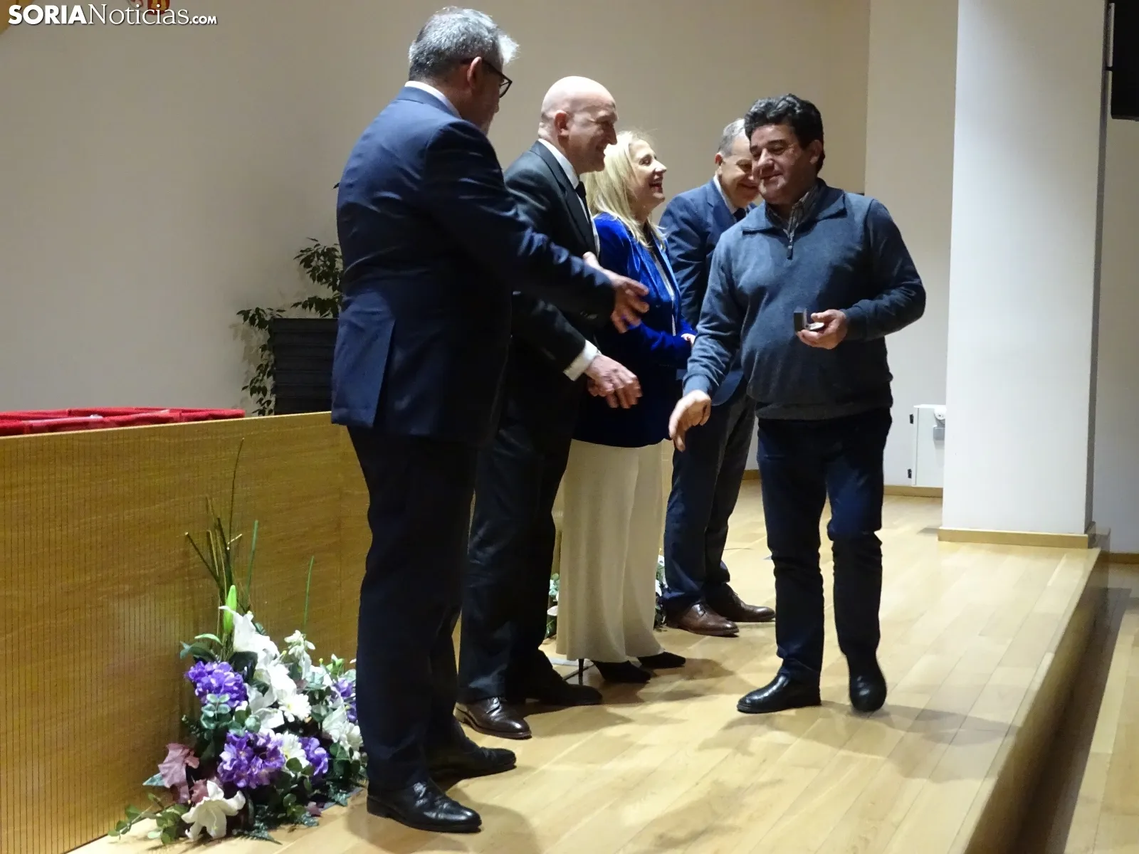 Una imagen del acto de reconocimiento celebrado hoy en la sede de la Delegación Territorial de la Junta. /SN